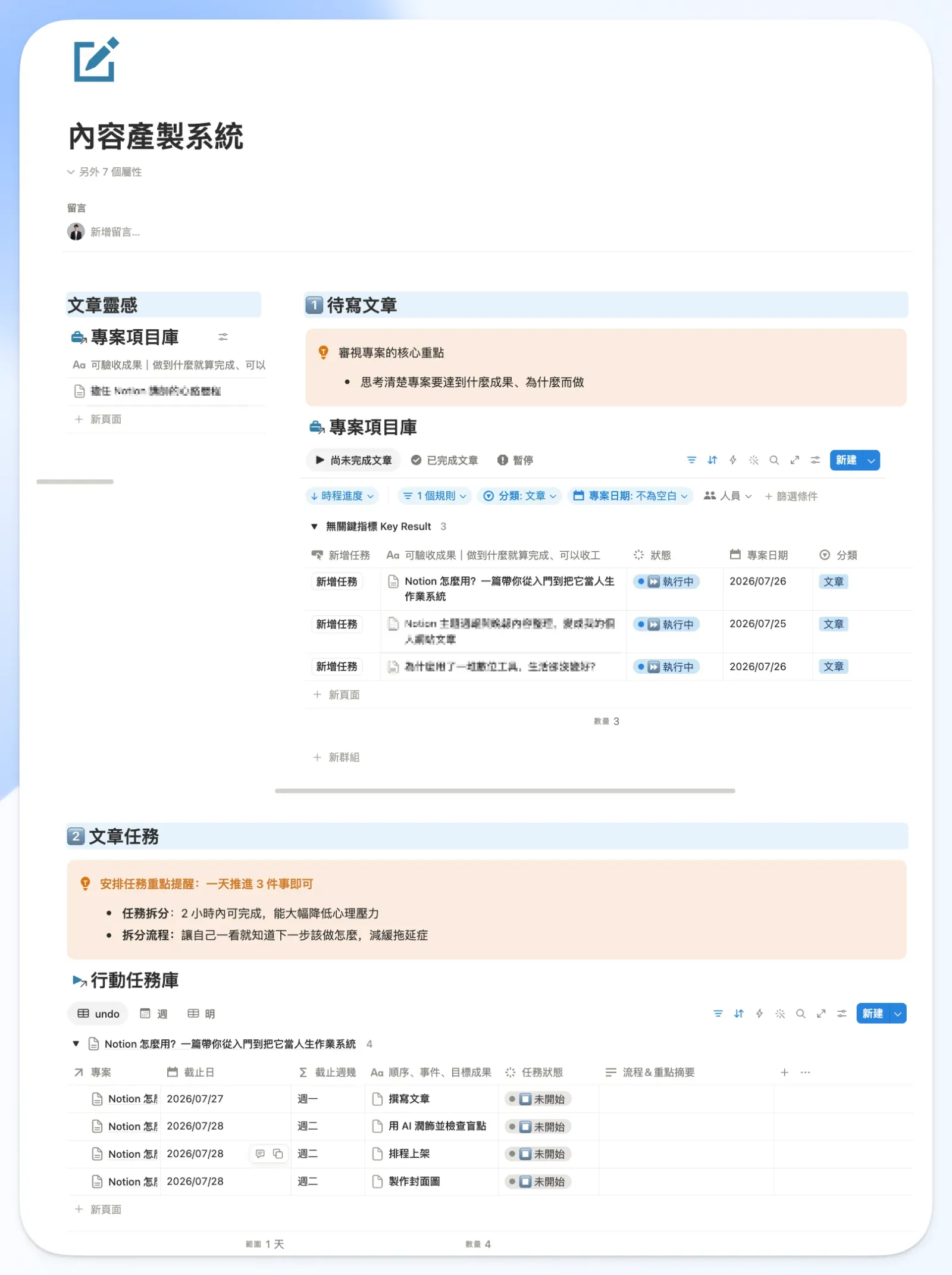 內容產製系統